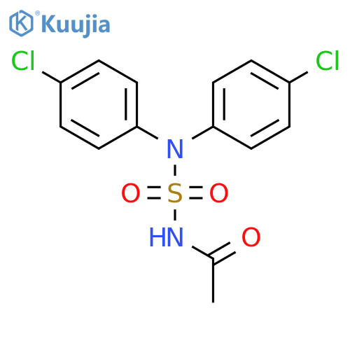 ACETAMIDE, N-[[BIS(4-CHLOROPHENYL)AMINO]SULFONYL]- structure