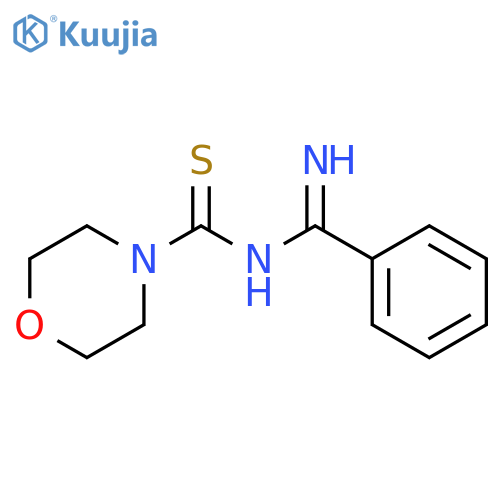 4-Morpholinecarbothioamide, N-(iminophenylmethyl)- structure