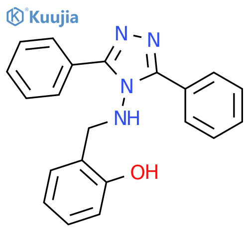 Phenol, 2-[[(3,5-diphenyl-4H-1,2,4-triazol-4-yl)amino]methyl]- structure