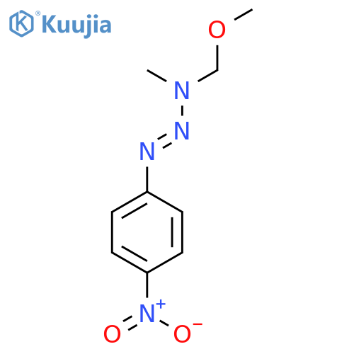 (1E)-3-(Methoxymethyl)-3-methyl-1-(4-nitrophenyl)triaz-1-ene structure