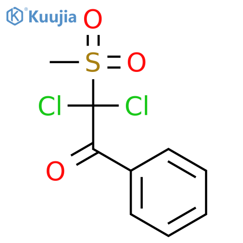ETHANONE, 2,2-DICHLORO-2-(METHYLSULFONYL)-1-PHENYL- structure