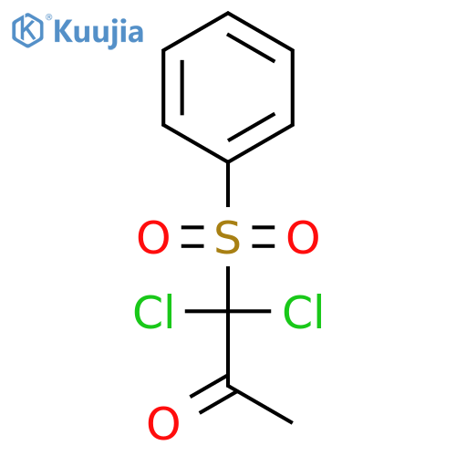 2-Propanone, 1,1-dichloro-1-(phenylsulfonyl)- structure