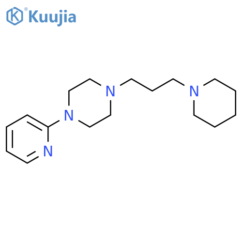 PIPERAZINE, 1-[3-(1-PIPERIDINYL)PROPYL]-4-(2-PYRIDINYL)- structure