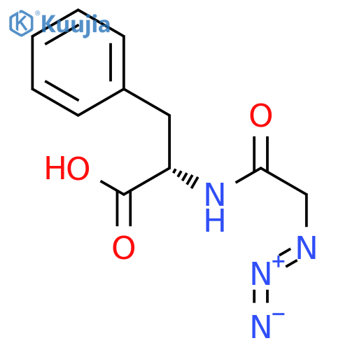 L-Phenylalanine, N-(2-azidoacetyl)- structure