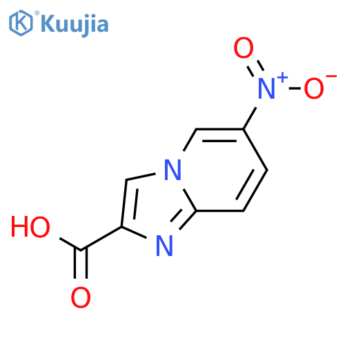 6-nitroimidazo1,2-apyridine-2-carboxylic acid structure