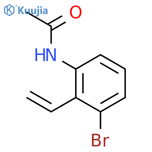Acetamide, N-(3-bromo-2-ethenylphenyl)- structure