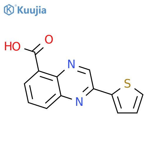 2-THIOPHEN-2-YL-QUINOXALINE-5-CARBOXYLIC ACID structure
