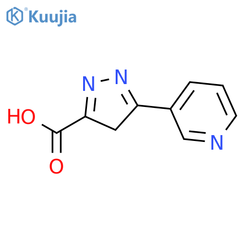 5-(Pyridin-3-yl)-4H-pyrazole-3-carboxylic acid structure