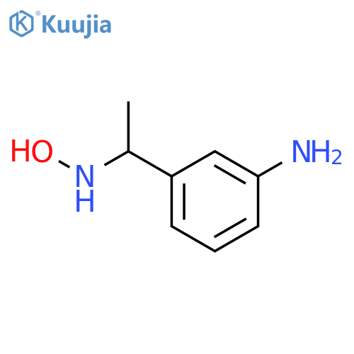 N-1-(3-Aminophenyl)-ethyl-hydroxylamine structure