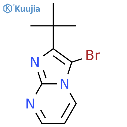 3-Bromo-2-tert-butylimidazo1,2-apyrimidine structure
