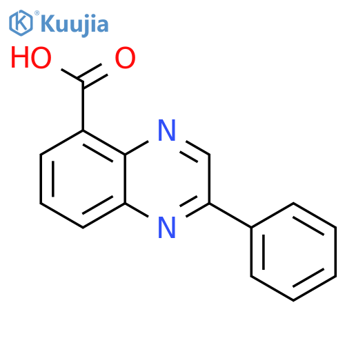 2-PHENYL-QUINOXALINE-5-CARBOXYLIC ACID structure