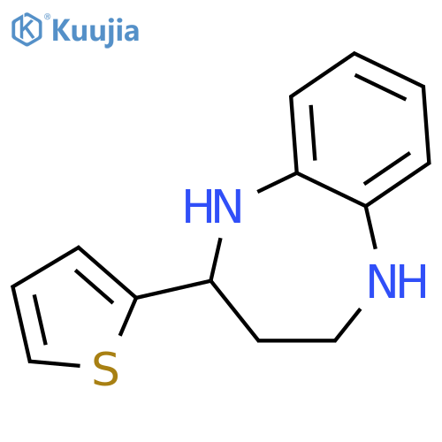 2-(thiophen-2-yl)-2,3,4,5-tetrahydro-1H-1,5-benzodiazepine structure