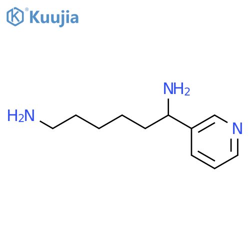 1,6-Hexanediamine,1-(3-pyridinyl)- structure