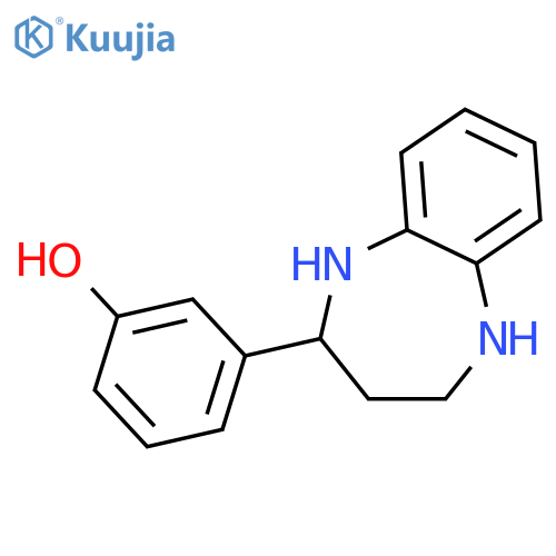 3-(2,3,4,5-Tetrahydro-1H-benzob1,4diazepin-2-yl)-phenol structure