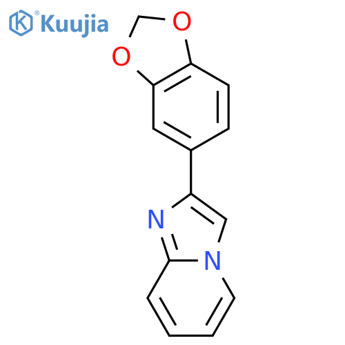 Imidazo[1,2-a]pyridine,2-(1,3-benzodioxol-5-yl)- structure