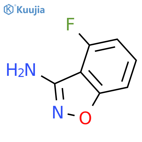 4-Fluoro-1,2-benzoxazol-3-amine structure