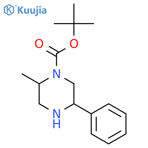 tert-Butyl 2-Methyl-5-phenylpiperazine-1-carboxylate structure