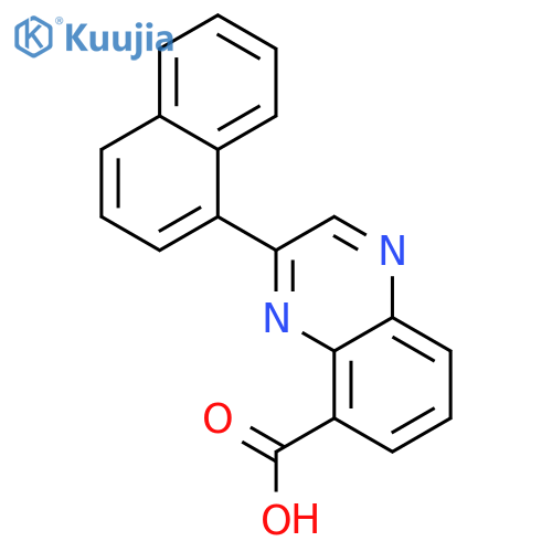 3-NAPHTHALEN-1-YL-QUINOXALINE-5-CARBOXYLIC ACID structure
