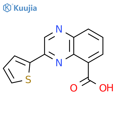3-THIOPHEN-2-YL-QUINOXALINE-5-CARBOXYLIC ACID structure