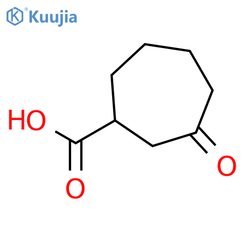 4-oxocycloheptane-1-carboxylic acid structure