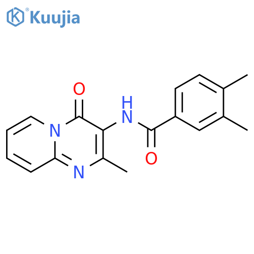 3,4-dimethyl-N-{2-methyl-4-oxo-4H-pyrido1,2-apyrimidin-3-yl}benzamide structure