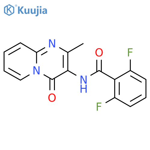 2,6-difluoro-N-{2-methyl-4-oxo-4H-pyrido1,2-apyrimidin-3-yl}benzamide structure