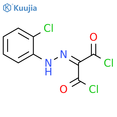 Propanedioyl dichloride, [(2-chlorophenyl)hydrazono]- structure