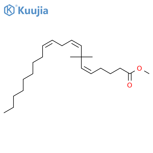 5,8,11-Eicosatrienoic acid, 7,7-dimethyl-, methyl ester, (Z,Z,Z)- structure