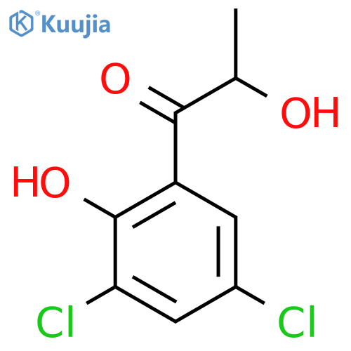 1-(3,5-Dichloro-2-hydroxyphenyl)-2-hydroxypropan-1-one structure