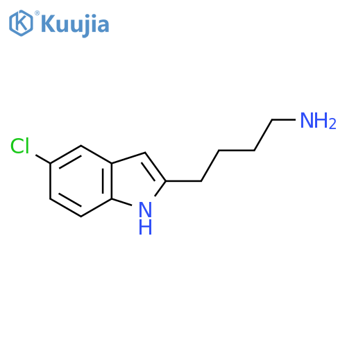 4-(5-chloro-1H-indol-2-yl)butan-1-amine structure