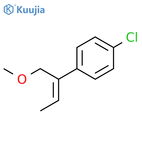 BENZENE, 1-CHLORO-4-[1-(METHOXYMETHYL)-1-PROPENYL]- structure