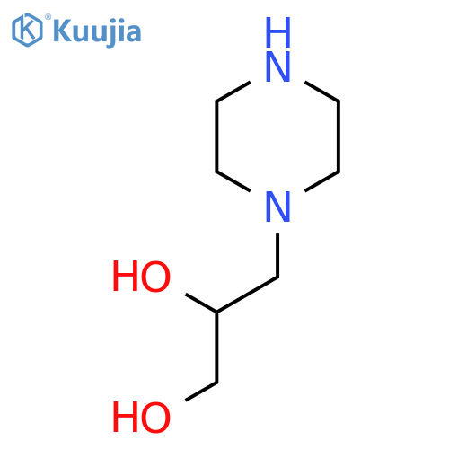 (S)-3-(Piperazin-1-yl)propane-1,2-diol structure