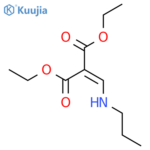 Propanedioic acid, [(propylamino)methylene]-, diethyl ester structure
