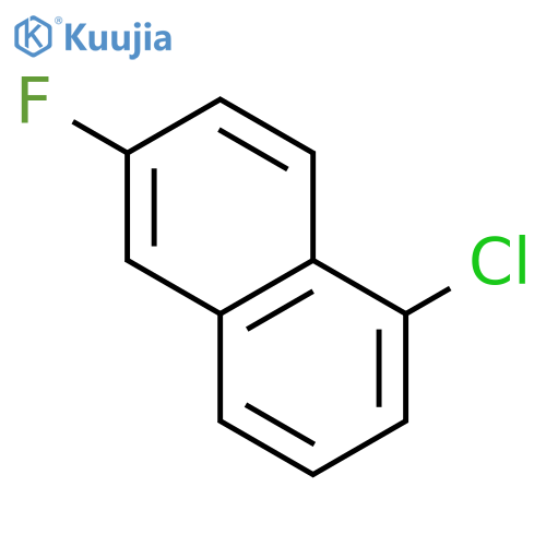 1-Chloro-6-fluoronaphthalene structure