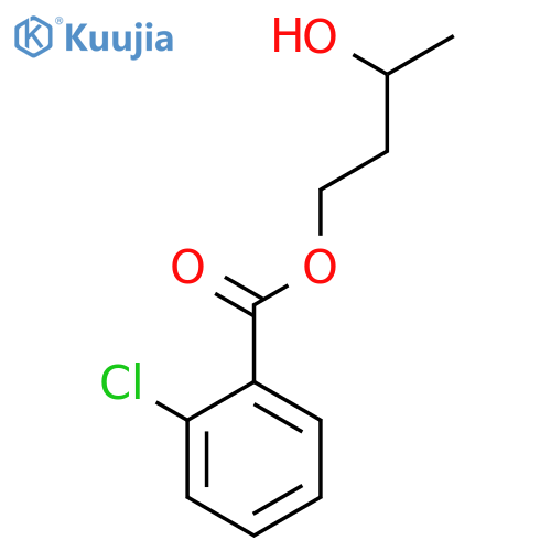 BENZOIC ACID, 2-CHLORO-, 3-HYDROXYBUTYL ESTER structure