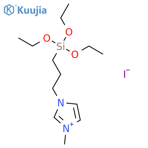 N-METHYL-N'-(3-TRIETHOXYSILYLPROPYL)IMIDAZOLIUM IODIDE structure