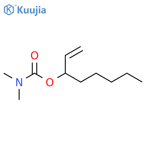CARBAMIC ACID, DIMETHYL-, 1-ETHENYLHEXYL ESTER structure
