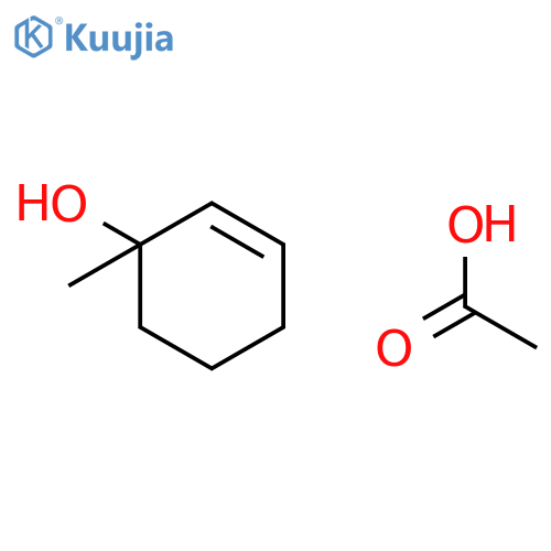 2-CYCLOHEXEN-1-OL, 1-METHYL-, ACETATE structure