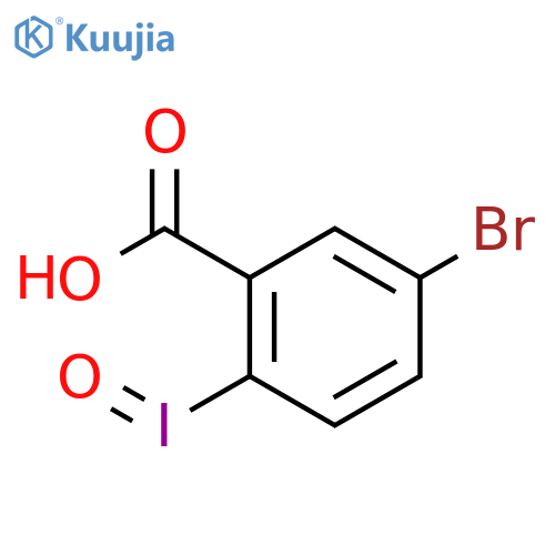 Benzoic acid, 5-bromo-2-iodosyl- structure