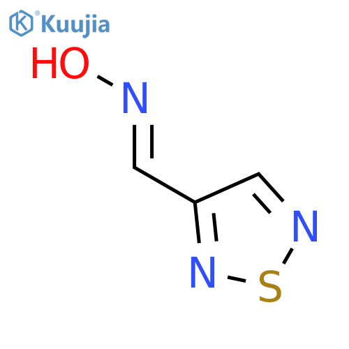 1,2,5-THIADIAZOLE-3-CARBOXALDEHYDE, OXIME, (E)- structure