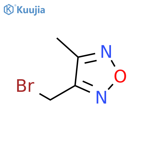 3-(bromomethyl)-4-methyl-1,2,5-oxadiazole structure