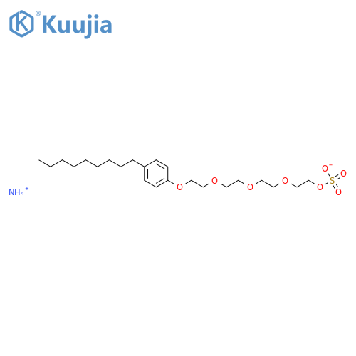 Poly(oxy-1,2-ethanediyl),a-sulfo-w-(nonylphenoxy)-, ammonium salt(1:1) structure