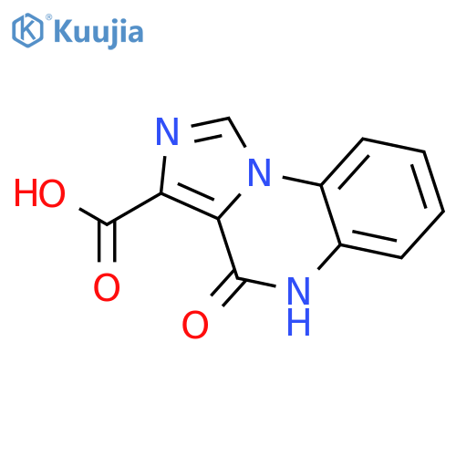 4,5-dihydro-4-oxo-Imidazo[1,5-a]quinoxaline-3-carboxylic acid structure