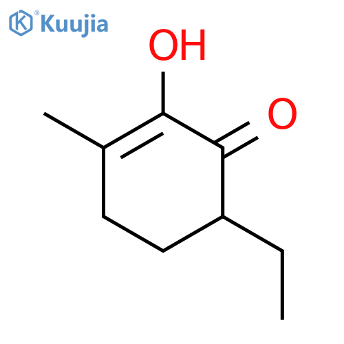 2-CYCLOHEXEN-1-ONE, 6-ETHYL-2-HYDROXY-3-METHYL- structure