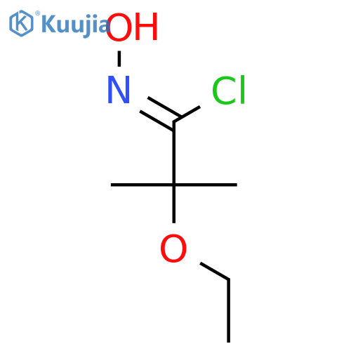 PROPANIMIDOYL CHLORIDE, 2-ETHOXY-N-HYDROXY-2-METHYL- structure