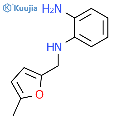 1,2-Benzenediamine, N-[(5-methyl-2-furanyl)methyl]- structure