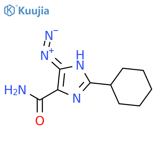 4H-Imidazole-5-carboxamide, 2-cyclohexyl-4-diazo- structure