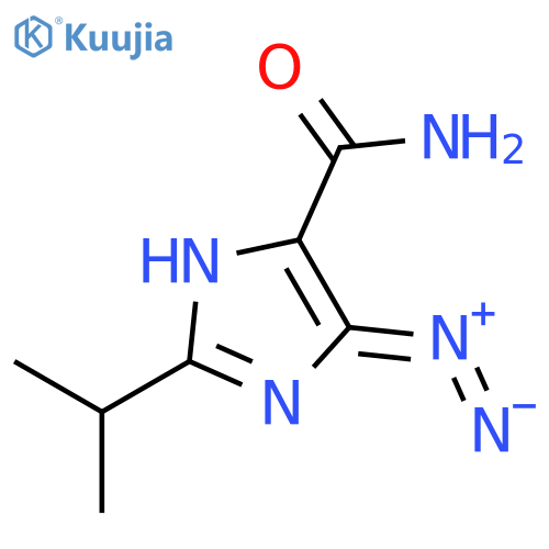 4H-Imidazole-5-carboxamide, 4-diazo-2-(1-methylethyl)- structure