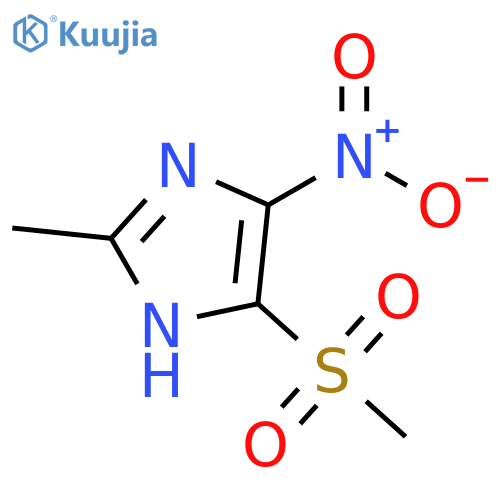 2-methyl-5-(methylsulfonyl)-4-nitro-1H-Imidazole structure