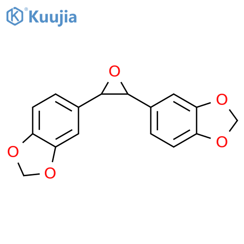1,3-Benzodioxole, 5,5'-(2,3-oxiranediyl)bis- structure